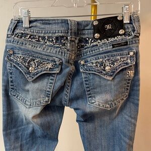 Miss Me low rise Embellished Boot Cut Jeans 29